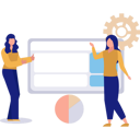 پیش‌نمایش فایل girls-talking-about-business-chart-11171883 از پک استارتاپ