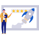 پیش‌نمایش فایل guy-talking-about-star-rating-startup-rocket-for-business-11171759 از پک استارتاپ