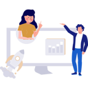 پیش‌نمایش فایل man-and-woman-talking-about-business-startup-11171727 از پک استارتاپ