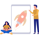 پیش‌نمایش فایل man-and-woman-talking-on-business-startup-11171748 از پک استارتاپ