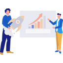 پیش‌نمایش فایل two-boys-talking-about-business-graph-11171864 از پک استارتاپ