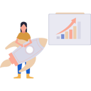 پیش‌نمایش فایل woman-holding-rocket-while-doing-startup-analysis-11171896 از پک استارتاپ