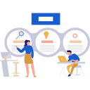 پیش‌نمایش فایل business-team-works-on-data-11150334 از پک اینفوگرافیک