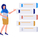 پیش‌نمایش فایل businesswoman-shares-business-tasks-11150327 از پک اینفوگرافیک