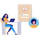 پیش‌نمایش فایل businessman-logins-into-new-employee-account-11150204 از پک منابع انسانی