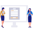 پیش‌نمایش فایل girls-are-discussing-new-employees-resume-file-11150257 از پک منابع انسانی