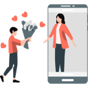 پیش‌نمایش فایل boy-giving-bouquet-of-flowers-to-his-online-girl-11236988 از پک دوستانگی