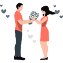 پیش‌نمایش فایل boy-is-giving-flowers-to-the-girl-11236910 از پک دوستانگی