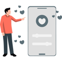 پیش‌نمایش فایل boy-is-pointing-to-the-sliders-on-mobile-11236917 از پک دوستانگی