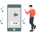 پیش‌نمایش فایل boy-sending-love-through-mobile-phone-11236913 از پک دوستانگی