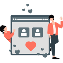پیش‌نمایش فایل couple-are-dating-online-11236923 از پک دوستانگی