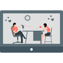 پیش‌نمایش فایل couple-are-dating-online-11236969 از پک دوستانگی
