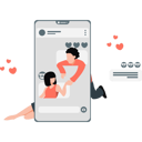 پیش‌نمایش فایل couple-are-dating-online-on-mobile-11236967 از پک دوستانگی