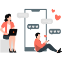 پیش‌نمایش فایل couple-are-online-11236939 از پک دوستانگی