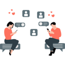 پیش‌نمایش فایل couple-having-love-chat-on-their-phone-11236933 از پک دوستانگی