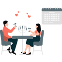 پیش‌نمایش فایل couple-is-having-date-dinner-at-a-restaurant-11236896 از پک دوستانگی