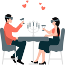 پیش‌نمایش فایل couple-wearing-vr-glasses-and-having-glass-of-wine-date-11236931 از پک دوستانگی