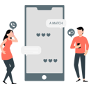 پیش‌نمایش فایل friends-are-chatting-online-11236925 از پک دوستانگی