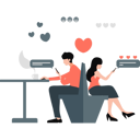 پیش‌نمایش فایل friends-are-talking-about-love-chat-11236970 از پک دوستانگی