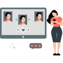 پیش‌نمایش فایل girl-checking-online-user-profile-for-dating-on-mobile-11236968 از پک دوستانگی
