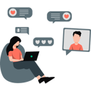 پیش‌نمایش فایل girl-is-dating-online-on-laptop-11236908 از پک دوستانگی