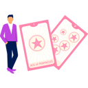 پیش‌نمایش فایل boy-is-looking-at-the-cards-11155961 از پک بازی ورق