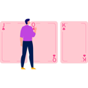 پیش‌نمایش فایل boy-is-looking-at-the-cards-11155962 از پک بازی ورق