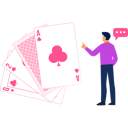پیش‌نمایش فایل boy-is-pointing-to-clover-club-card-11155964 از پک بازی ورق