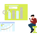پیش‌نمایش فایل boy-is-using-mobile-for-graph-setting-11155731 از پک تبلیغات