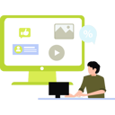 پیش‌نمایش فایل boy-is-viewing-at-online-video-11155738 از پک تبلیغات