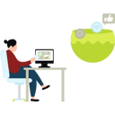 پیش‌نمایش فایل businesswoman-views-at-customers-responses-11155625 از پک تبلیغات