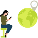 پیش‌نمایش فایل girl-have-worldwide-business-11155623 از پک تبلیغات