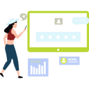 پیش‌نمایش فایل girl-is-giving-star-rating-on-users-profile-11155737 از پک تبلیغات