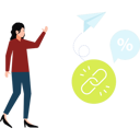 پیش‌نمایش فایل girl-is-pointing-to-hyperlink-11155700 از پک تبلیغات