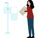 پیش‌نمایش فایل girl-is-sending-an-email-11155711 از پک تبلیغات