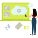 پیش‌نمایش فایل girl-is-watching-video-on-laptop-11155698 از پک تبلیغات