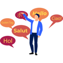 پیش‌نمایش فایل boy-is-showing-different-words-in-different-languages-11132251 از پک زبان خارجی