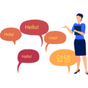 پیش‌نمایش فایل girl-is-explaining-about-the-international-languages-11132253 از پک زبان خارجی