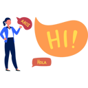 پیش‌نمایش فایل girl-is-saying-hi-in-english-11132267 از پک زبان خارجی