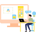 پیش‌نمایش فایل boy-is-doing-web-designing-11131608 از پک سرگرمی روزانه