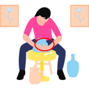 پیش‌نمایش فایل boy-is-making-pottery-11131659 از پک سرگرمی روزانه