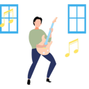 پیش‌نمایش فایل boy-is-playing-guitar-11131631 از پک سرگرمی روزانه