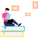 پیش‌نمایش فایل boy-is-reading-a-book-11131640 از پک سرگرمی روزانه