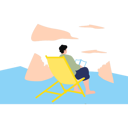 پیش‌نمایش فایل boy-is-sitting-in-outdoor-11131695 از پک سرگرمی روزانه