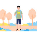 پیش‌نمایش فایل boy-is-taking-pictures-outside-11131633 از پک سرگرمی روزانه