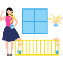 پیش‌نمایش فایل girl-is-holding-a-plant-pot-11131680 از پک سرگرمی روزانه