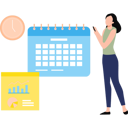 پیش‌نمایش فایل girl-is-looking-at-the-calendar-11131655 از پک سرگرمی روزانه