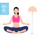 پیش‌نمایش فایل girl-is-meditating-11131636 از پک سرگرمی روزانه