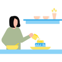 پیش‌نمایش فایل girl-is-putting-cream-on-the-cake-11131697 از پک سرگرمی روزانه