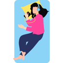 پیش‌نمایش فایل girl-is-sleeping-wearing-headphones-11131666 از پک سرگرمی روزانه